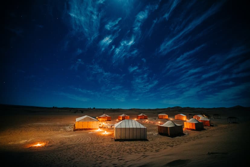 Una notte in un campo tendato nel Sahara: com'è davvero